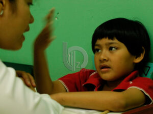 Kini Ihsan mulai tenang. Ruang komunikasi dan interaksi sedang berlangsung. (Foto: bmzIMAGES/Basri Marzuki)