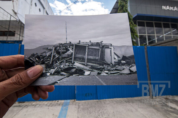 Hotel Roa-Roa yang ambruk akibat gempa di Kelurahan Lolu Utara, Palu, Sulawesi Tengah, Kamis (26/9/2019). Reruntuhan hotel tersebut telah dibersihkan dan direncanakan akan dibangun kembali. bmzIMAGES/Basri Marzuki