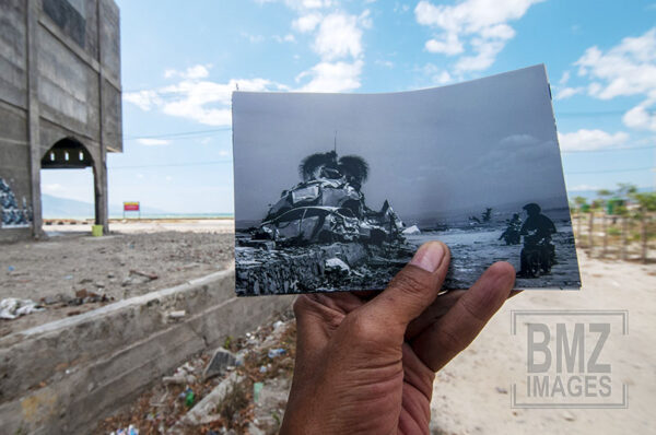 Pantai Talise sesaat setelah diterjang tsunami di Palu, Sulawesi Tengah, Kamis (26/9/2019). Pantai wisata tersebut telah dibersihkan dan akan ditata kembali. bmzIMAGES/Basri Marzuki