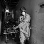 Medical officers brought a citizen suspected of being infected with the Corona Virus into an isolation room during a simulation of handling Covid-19 at Anutapura Hospital, Palu, Central Sulawesi, Indonesia on March 4, 2020. Hospitals throughout Indonesia are now on guard against the deadly virus attack after the government announced that two residents tested positive for being infected. Until now, the Vicod-19 case has attacked more than 80,000 citizens in 60 countries, 24,000 of whom have died. (bmzIMAGES/Basri Marzuki)