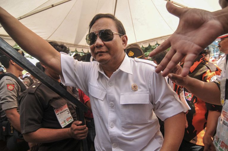 Prabowo Kampamye di Pilgub Sulteng